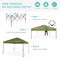 Best Choice Products 8x8ft Easy Setup Pop Up Canopy w/ 1-Button Setup, Wheeled Case, 4 Weight Bags